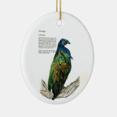 Op maat geschilderd handgeschilderd vogeltje Ornam Keramisch Ornament (Rechts)