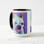 Op maat geschilderde hond - Forever Loved Ped Mok (Voorkant links)