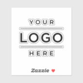 Op maat gesneden bedrijfslogo sticker (Vel)