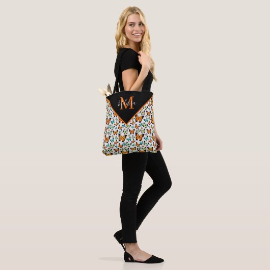 Op maat gesneden canvas tas (Op model)