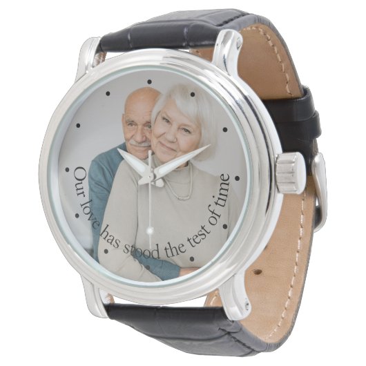 Op maat gesneden heeft onze liefde de tijdtoets ge horloge (Gekanteld)