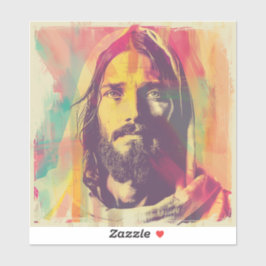 op maat gesneden Jesus Vinyl Sticker