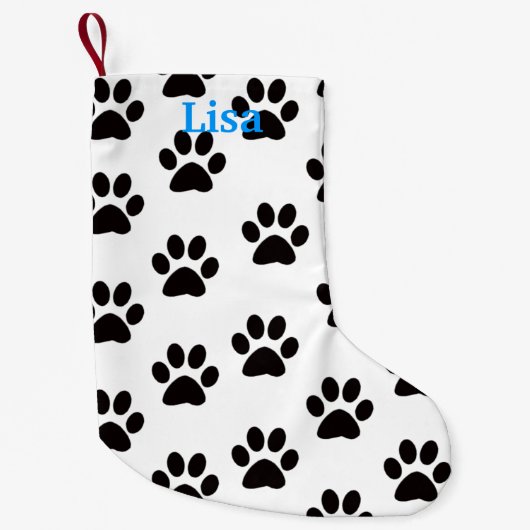 Op maat gesneden kattenverf drukt kerststuring af kleine kerstsok (Voorkant)