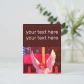 op maat gesneden kerstangelkaart feestdagenkaart (Staand voorkant)