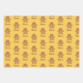 Op maat gesneden kerstkaarten inpakpapier vel (Voorkant 3)