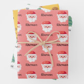 Op maat gesneden kerstkaarten inpakpapier vel (In situ)