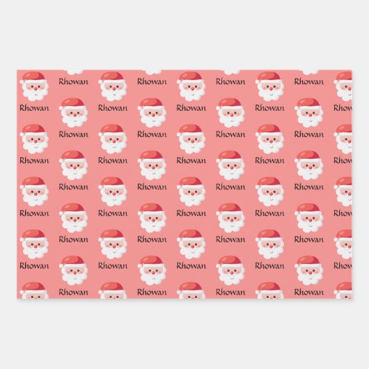 Op maat gesneden kerstkaarten inpakpapier vel (Voorkant)