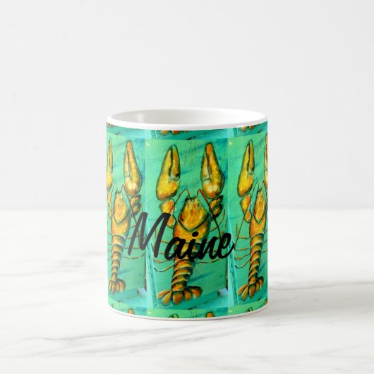 op maat gesneden maïskreeften groene koffie - mok (Center)