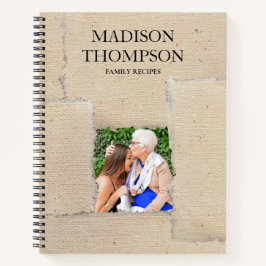 , op maat gesneden ontvangers van aangepaste foto' notitieboek