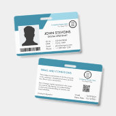 Op maat gesneden professionele werknemer-ID Badge (Voor- en achterkant)