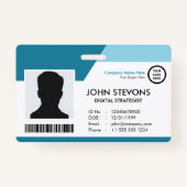 Op maat gesneden professionele werknemer-ID Badge (Voorkant)