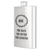 Op maat gesneden stalen kolf voor de man heupfles (Links)