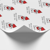 Op maat gesneden verpakkingspapier voor de eerste  cadeaupapier (Hoek)