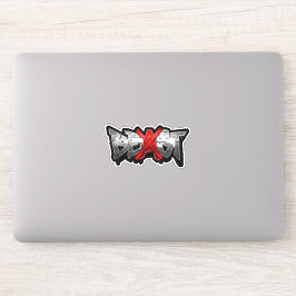 Op maat gesneden vinyl BEAST-logo sticker