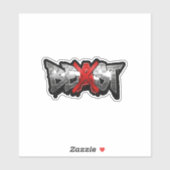 Op maat gesneden vinyl BEAST-logo sticker (Vel)