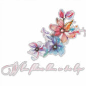 Op maat gesneden vinyl sticker (Voorkant)