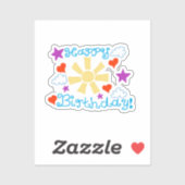 Op maat gesneden vinyl sticker (Vel)