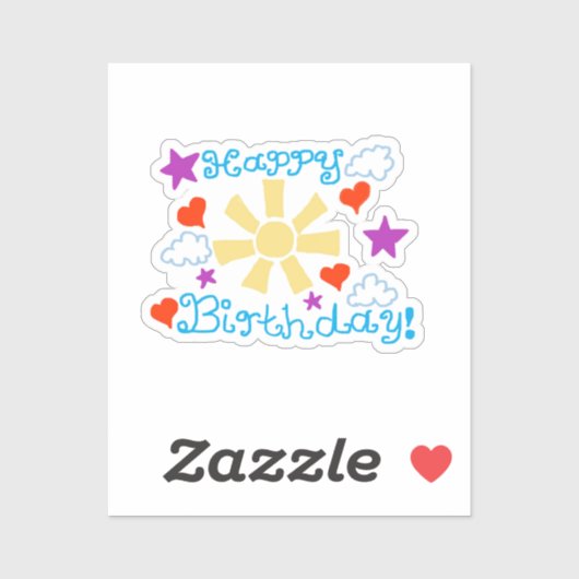 Op maat gesneden vinyl sticker (Vel)