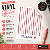 Op maat gesneden vinyl sticker