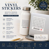 Op maat gesneden vinyl sticker