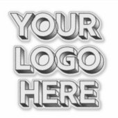 Op maat gesneden vinyl sticker (Voorkant)