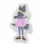 Op maat gesneden vinyl sticker (Voorkant)
