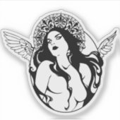 Op maat gesneden vinyl sticker (Voorkant)