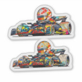 Op maat gesneden vinyl sticker (Voorkant)