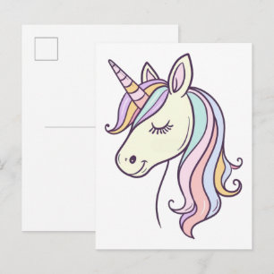 Op maat gesneden vinyl sticker briefkaart