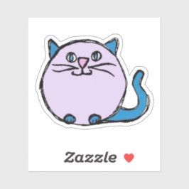 Op maat gesneden vinyl sticker - Carlie Cat
