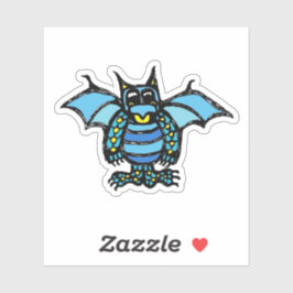 Op maat gesneden vinyl sticker - Dorian Dragon