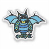 Op maat gesneden vinyl sticker - Dorian Dragon (Voorkant)