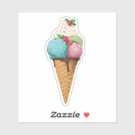 Op maat gesneden vinyl Sticker-ijs. Sticker