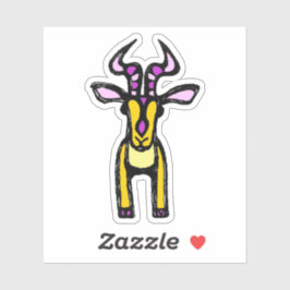Op maat gesneden vinyl sticker - Isabella Impala