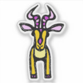 Op maat gesneden vinyl sticker - Isabella Impala (Voorkant)