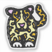 Op maat gesneden vinyl sticker - Jayla Jaguar (Voorkant)