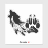 Op maat gesneden vinyl Sticker - Littlewolf- Scott (Vel)