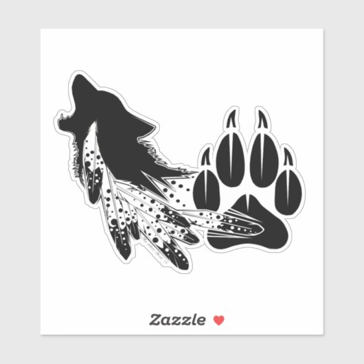 Op maat gesneden vinyl Sticker - Littlewolf- Scott (Vel)