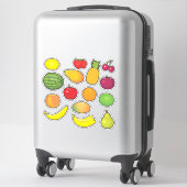 Op maat gesneden vinyl Stickers van een bosje frui (Koffer)