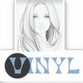 op maat gesneden vinylsticker sticker (Voorkant)