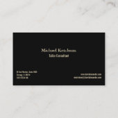 op maat gesneden visitekaartje (Achterkant)