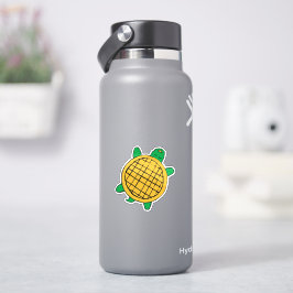 op maat gesneden Waffle Turtles waterdichte vinyl Sticker