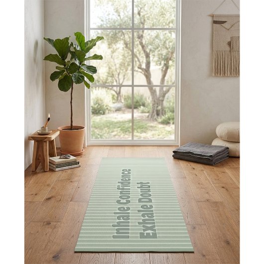 Op maat gestreepte Motiverende Yogamat