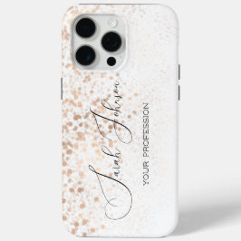 Op maat goud glitter iPhone 15 pro max hoesje