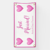 Op Maat Just Married Banner (Verticaal)