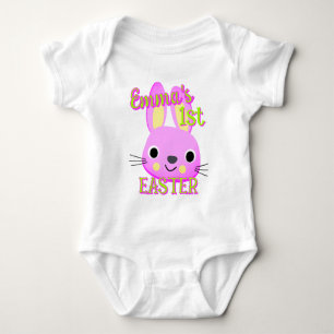 Op Maat M'n EERSTE PASEN Konijn Peuter Baby Outfit Romper