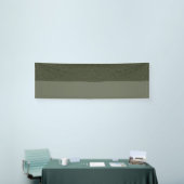 Op maat Mosgroene tweekleurige banner (Beurs)