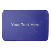 Op maat ontworpen blauw badmat (Voorkant)