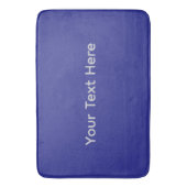 Op maat ontworpen blauw badmat (Voorkant Verticaal)