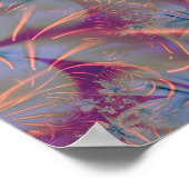 Op maat ontworpen fractalprint poster (Hoek)